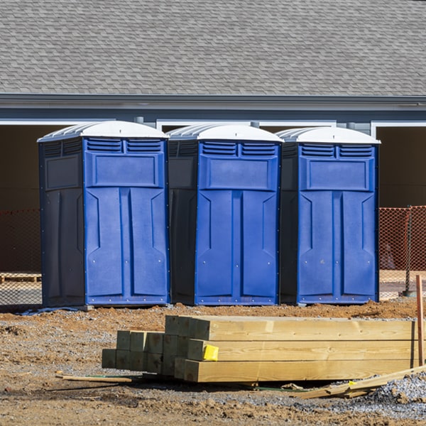 do you offer hand sanitizer dispensers inside the porta potties in Manorhaven